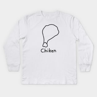 Dandadan Jiji's Chiken Kids Long Sleeve T-Shirt